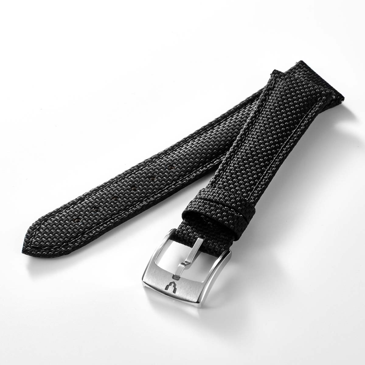 MASTER CRAFT M3 ラバーワンタッチストラップ(美錠付) 黒 [M3-RBK20-16]