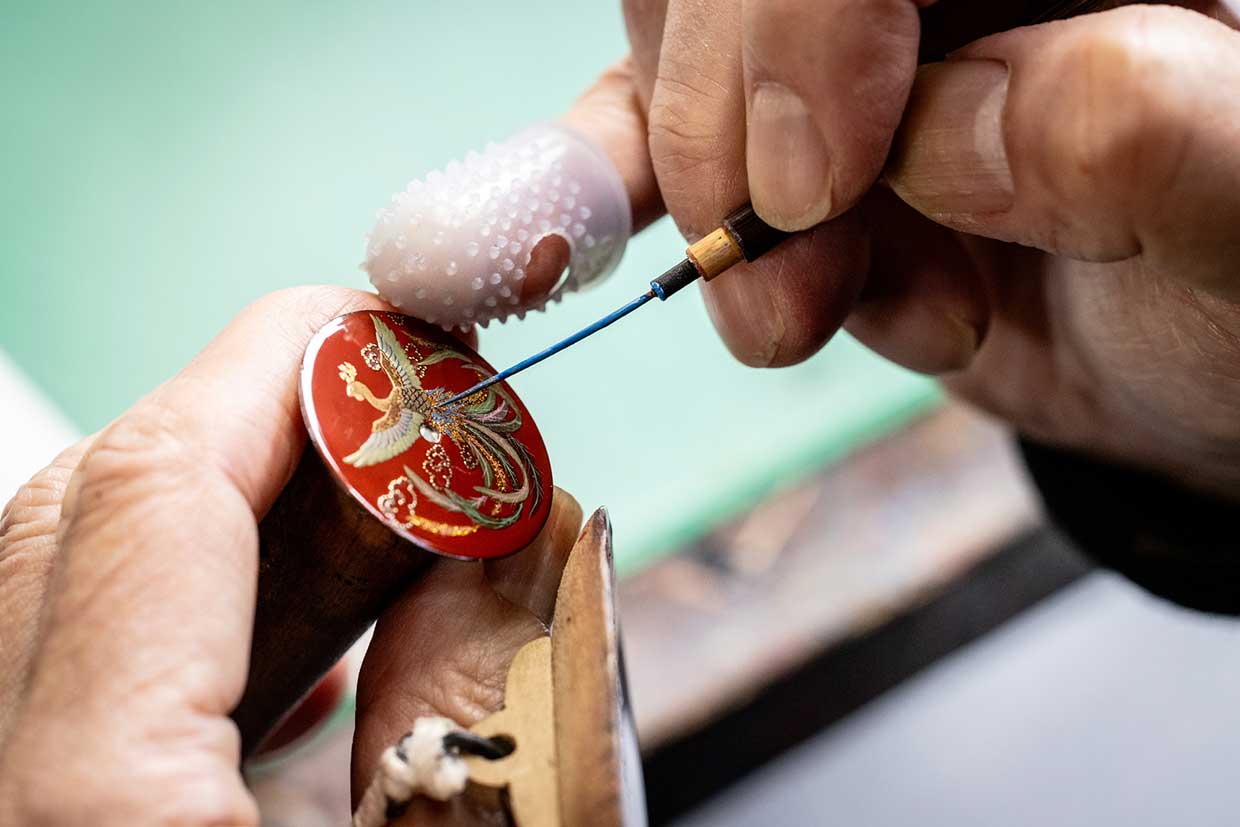 蒔絵作業工程
