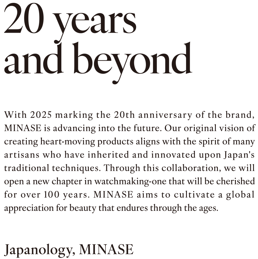 20 years and beyond